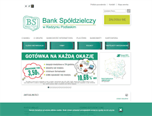 Tablet Screenshot of bsradzyn.pl